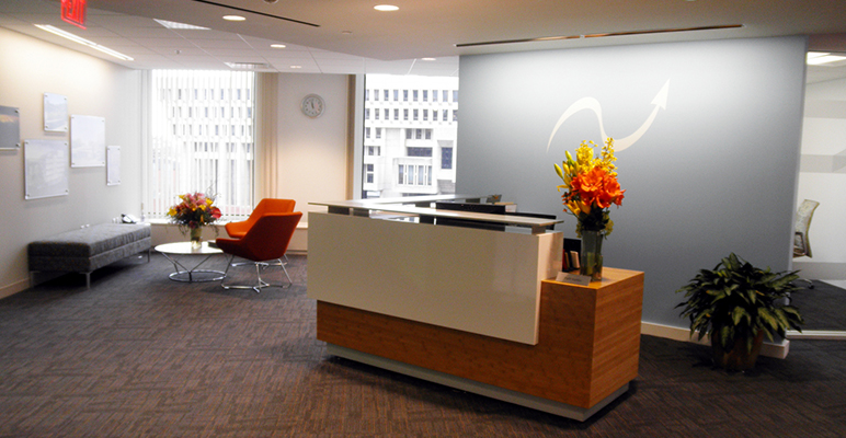 Nitsch Boston Office Reception Area