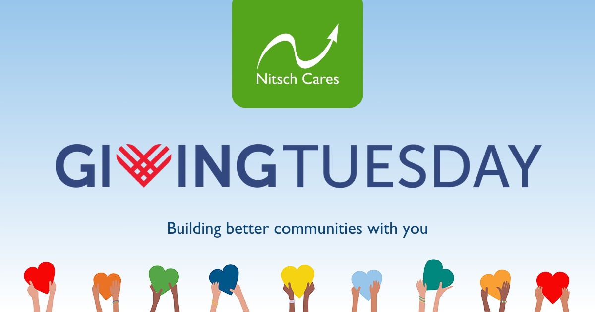 Nitsch Cares & Giving Tuesday logos